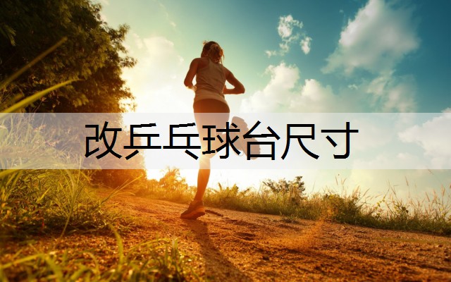 改乒乓球台尺寸